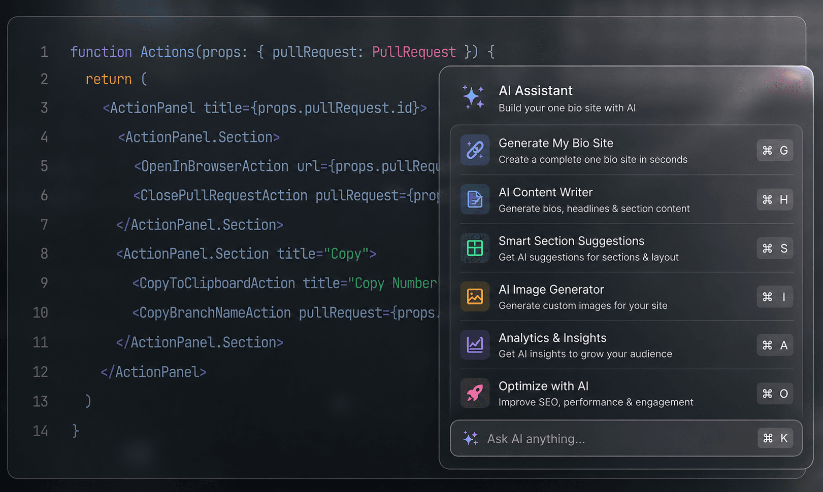 sent.studio AI assistant preview